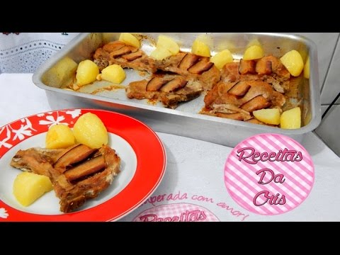 BISTECA SUÍNA DE FORNO | RECEITAS DA CRIS