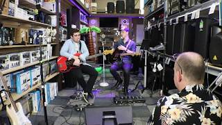 Video thumbnail for Behind the scenes Sound Test of HeadRush FRFR-112 Vs Alto TS312 Both PedalBoard by expert island