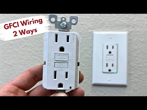 How to Install a GFCI Outlet with 2 or 4 Wires, Step-by-Step Guide | Builds by Maz