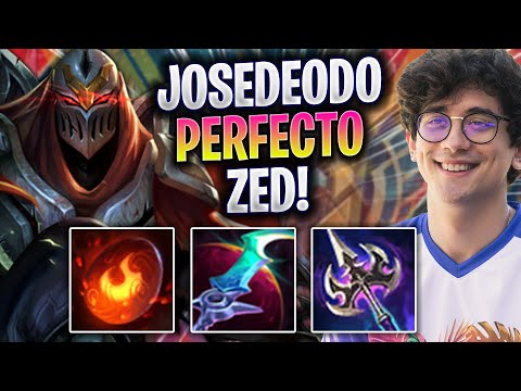 JOSEDEODO PARTIDA PERFECTA CON ZED! - EST Josedeodo Juega Zed Jungla vs Nidalee! | Preseason 2023