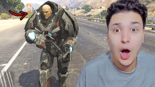 رجل عملاق من كوكب اخر ???? قراند 5