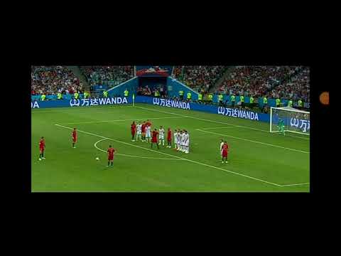 es stand 2:3 für Spanien und dann kam der Freistoß😳 #ronaldo #portugal #spanien