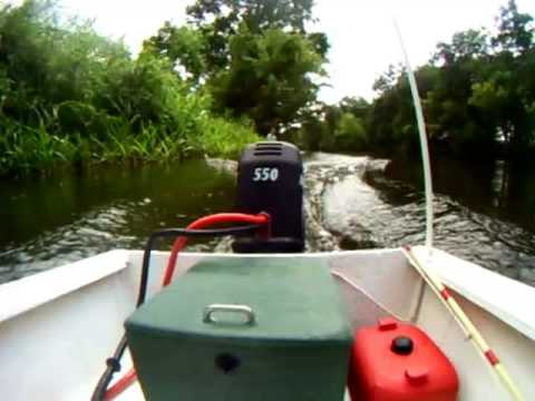 Scratch built R/C boat