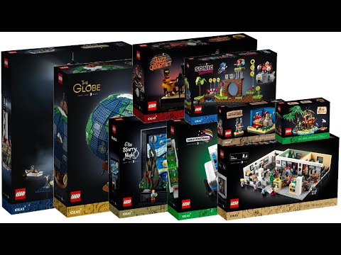 All LEGO Ideas sets 2022 Compilation/Collection Speed Build