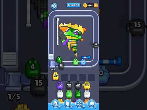 Pixel Flow Level 2212 Walkthrough