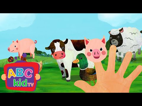 Finger Family Count Along At The Animal Farm | Animal Stories for Toddlers - ABC Kid TV