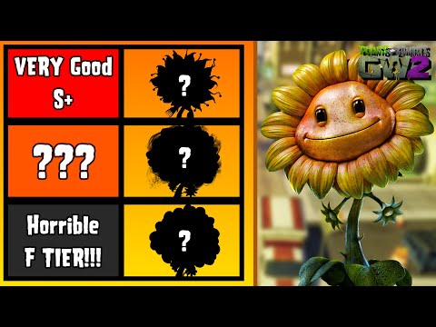 Ranking EVERY SUNFLOWER from Garden Warfare 2 (& Their Design!)