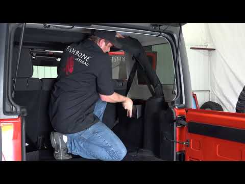 FB25081 JK Wheel Well Storage Bin Installation
