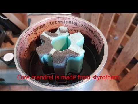 150mm APCP rocket motor static test