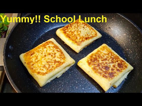 Yummy School Lunch Ideas - School Lunch box – Egg Crepes