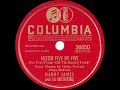 1942 HITS ARCHIVE: Mister Five By Five - Harry James (Helen Forrest, vocal)