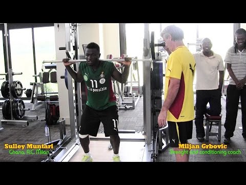 Pripreme fudbalske reprezentacije Gane - Kondicioni trener Miljan Grbovic