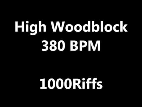 High Woodblock Metronome : 380 BPM - Beats Per Minute