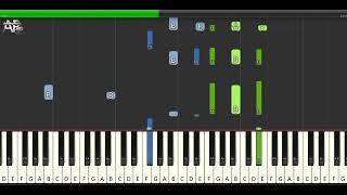 Cancer - My Chemical Romance | Adelina Piano synthesia tutorial