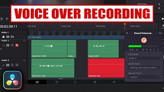 Download the video "Voice Over Recording in Edit Page [ DaVinci Resolve 20 ] Tutorial"