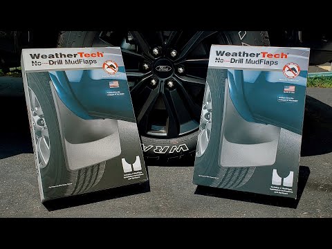 WeatherTech No Drill Mud Flaps, Front and Rear Installation for my Ford  F-150