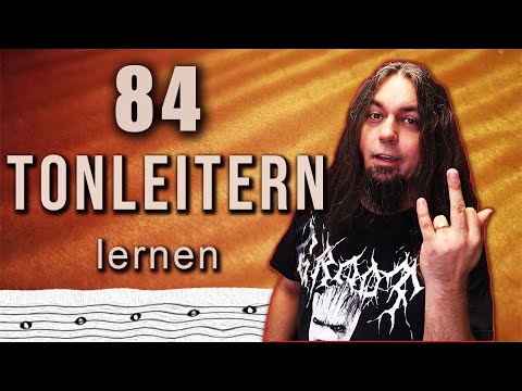 84 Tonleitern auf Gitarre schnell lernen