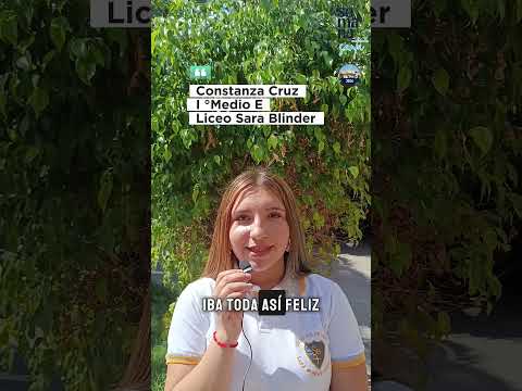 Semana Santa; Constanza Cruz, estudiante del Liceo Sara Blinder