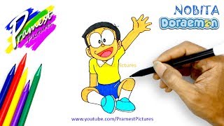 Download Video Doraemon Menggambar Mewarnai Gambar Nobita Kartun Anak Mp3