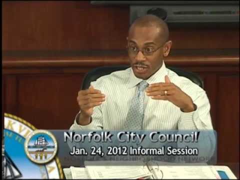 Informal 01/24/12 Session - CSB / Mid-year budget update - Norfolk City Council, VA
