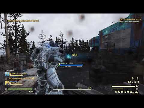 Fallout 76 - Tesla Cannon High Hit Damage with Gun-Fu Perk