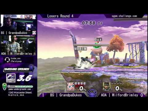 SG at GU 9.5: Project M 3.6. BS | GrandpaDukes (Jigglypuff) vs AOA | WilfordBrimley (Snake)