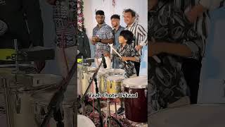 🥁Vaah chote Ustaad 🥁#shortvideo #music #song #cover #drums #gujarati #new