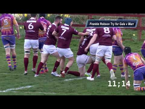 RUGBY MAGIC MOMENT: FRANKIE ROBSON'S QUICK TRY IN 11.14 SECONDS FOR GALA v MARR ON 24.8.16