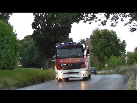 (Mini-Compilation) Italian Fire Brigade Responding Best of 2015