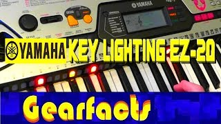 Video thumbnail for Yamaha EZ-20 keyboard: Lights up like a Casio... sort of... by Gearfacts