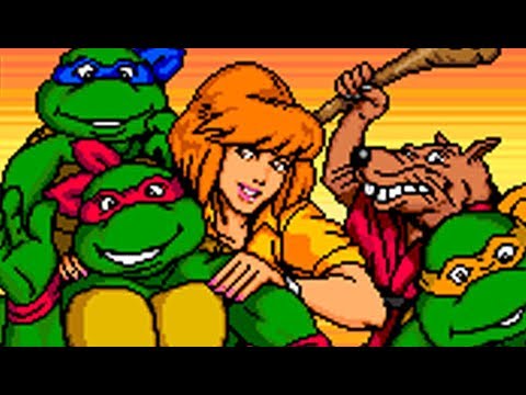 TMNT: Turtles in Time (Arcade) All Bosses (No Damage)