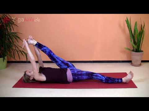 ​Liegender Spagat   Supta Padangusthasana