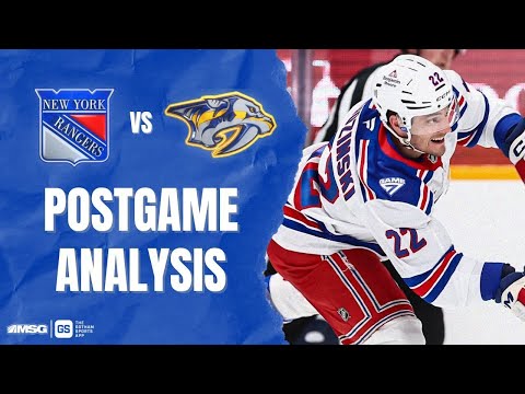 Predators Edge Rangers 2-1 In Nashville | New York Rangers
