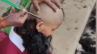 Download lagu Young girl head shave in temple (mottai) mp3