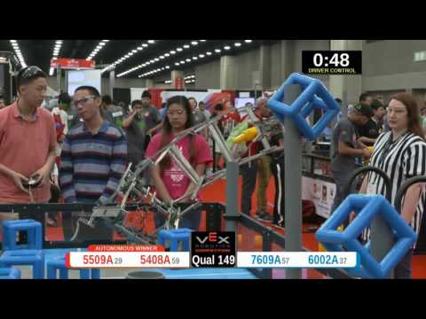 2015 VRC Sci Q149 - 5509A 5408A vs 7609A 6002A - 69 to 20 - VEX Worlds 2015 - Science Division