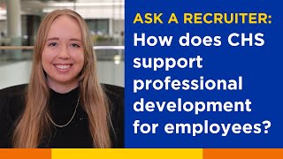 How does CHS support professional development for employees