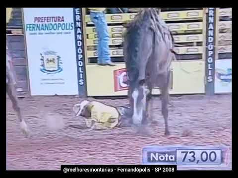 🇧🇷 João Batista Ribeiro x Pancadão - Rodeio de Fernandópolis 2008 #rodeio #rodeo #cutiano