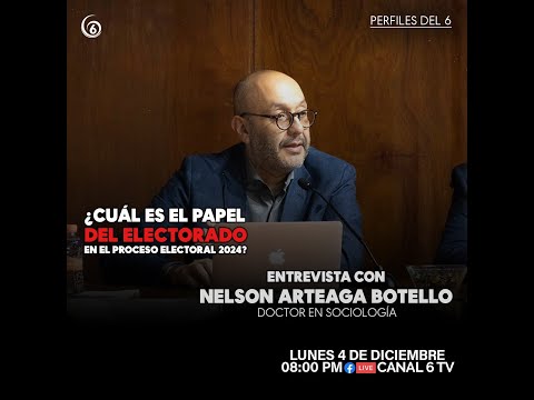 Perfiles del 6 | Dr. Nelson Arteaga Botello, doctor en sociología e investigador de la Facultad Latinoamericana de Ciencias Sociales