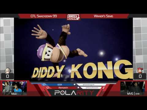 CFL Smackdown 99 WiiU - Mugi (Corrin) vs MVG Dyr (Diddy Kong) - Winners Semis