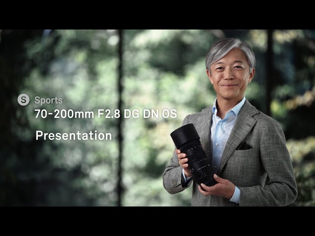 Vidéo SIGMA 70-200 mm f/2,8 DG DN OS Sony E Sports