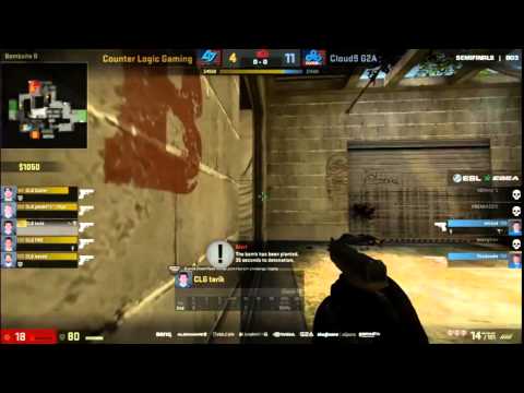 Tarik Unbelievable Pistol Ace - Cloud9 vs CLG 04.07.15