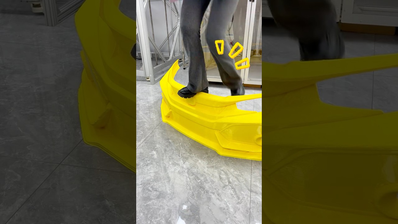 3D printing car bumper with Dowell 3D printer#3dprinter  #machine  #3dprinterupgrade  #dowell3d