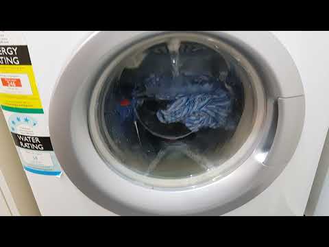 Electrolux washing machine 7k front loader EWF1074 in operation
