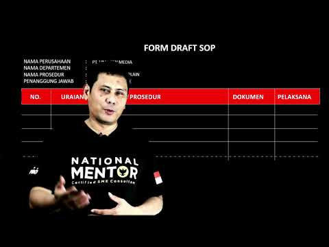 6. Preview Cara Mengisi Form Judul SOP