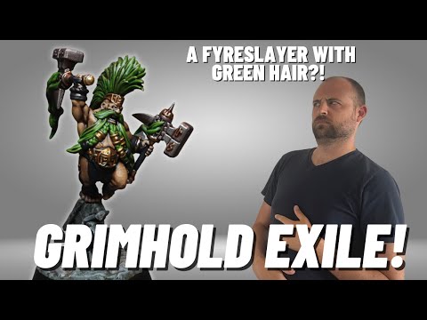 Paint Grimhold Exile for Age of Sigmar Fyreslayers! Custom scheme and lore(or change the hair!)