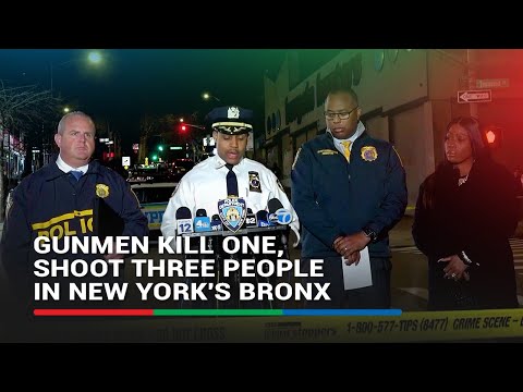 Gunmen kill one, shoot three people in New York's Bronx