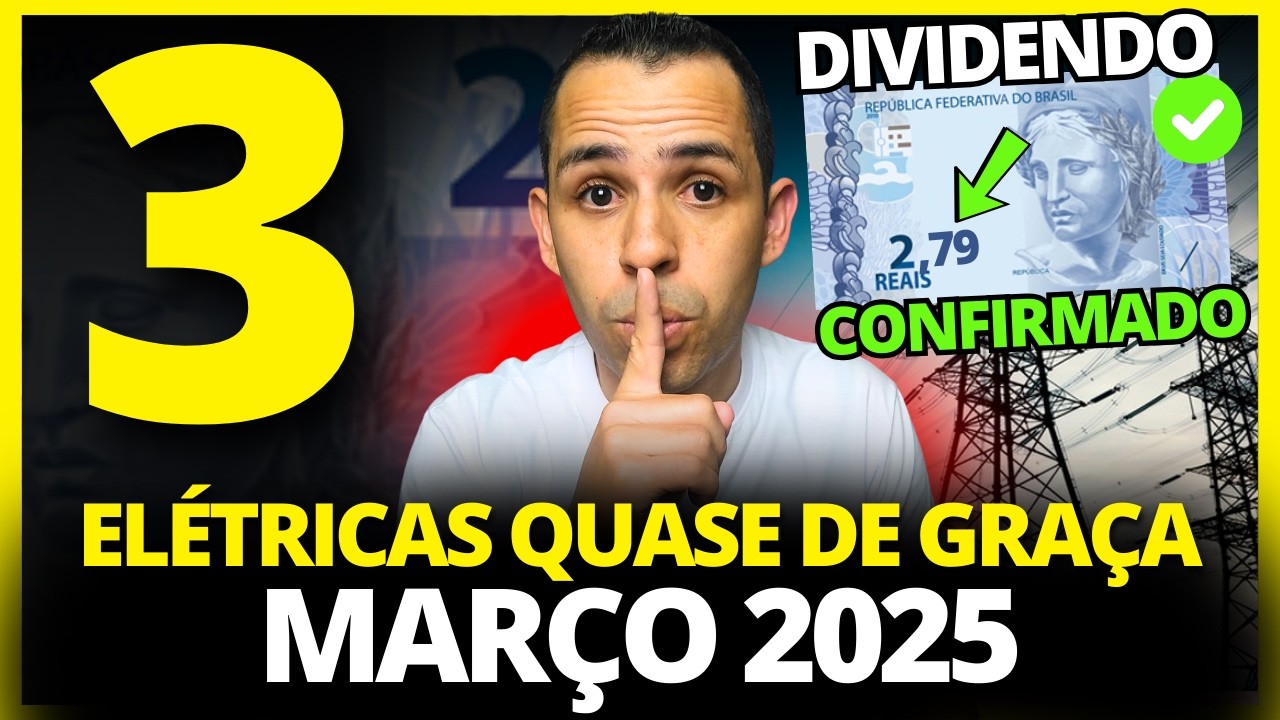 3 AÇÕES que ainda estão BARATAS (QUASE DE GRAÇA) em MARÇO 2025