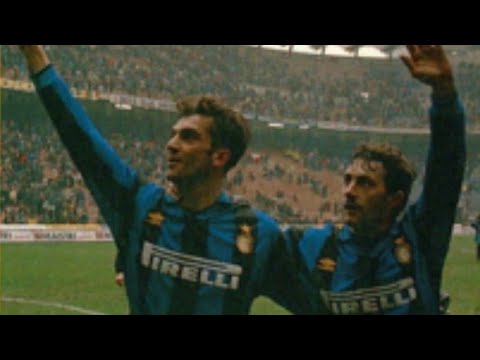 Inter-Napoli 4:0, 1995/96 - Channel 4 (doppietta di Maurizio Ganz & Marco Branca)