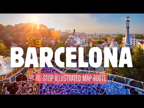 Barcelona | 10 Stops on an Illustrated Route Map