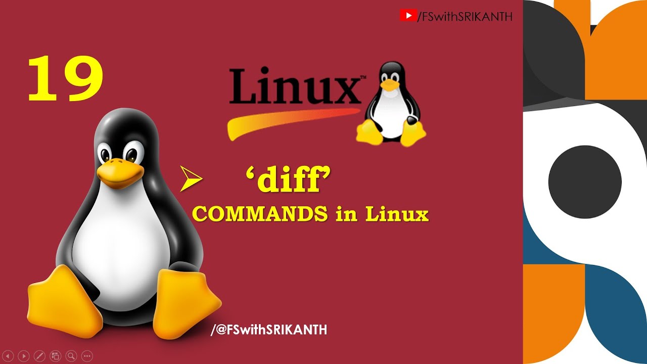 'diff' COMMANDS in Linux | How to compare files in LINUX | linux tutorial for beginners
